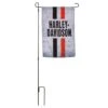 Harley Davidson Harley-Davidson Stripes Garden Flag -Harley Davidson Shop h d stripes garden flag
