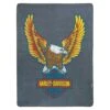 Harley Davidson Harley-Davidson Bar & Shield Folding Blanket