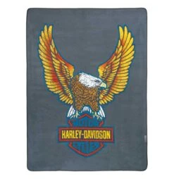 Harley Davidson Harley-Davidson Bar & Shield Folding Blanket