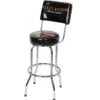 Harley Davidson Harley-Davidson Bar & Shield Bar Stool With Backrest -Harley Davidson Shop hdl 12204 xxl