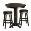 Harley Davidson Harley-Davidson Bar & Shield Flames Pub Table & Stool Set With Vintage Black Finish 1 Harley Davidson Harley-Davidson Bar & Shield Flames Pub Table & Stool Set With Vintage Black Finish -Harley Davidson Shop hdl 13202 v xxl