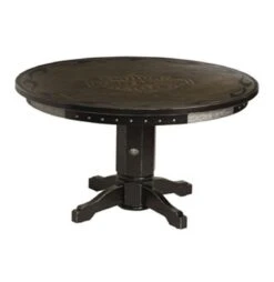 Harley Davidson Harley-Davidson Bar & Shield Flames Poker Table With Vintage Black Finish