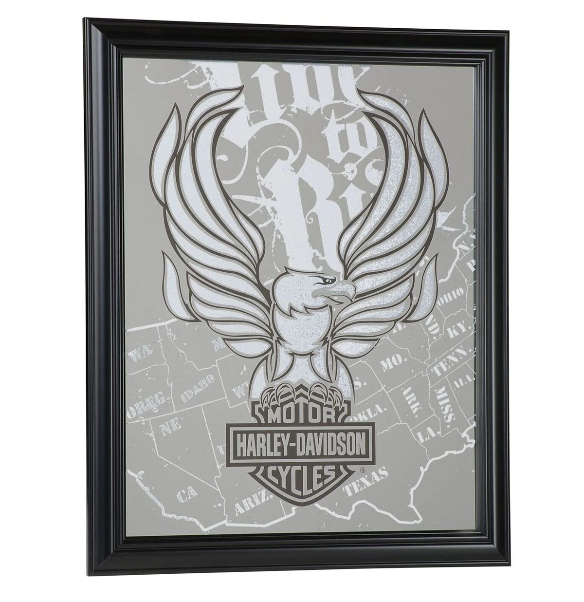 Harley Davidson Harley-Davidson Live To Ride Eagle Mirror - LAST CHANCE 3 Harley Davidson Harley-Davidson Live To Ride Eagle Mirror - LAST CHANCE