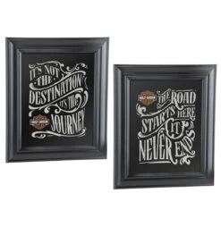 Harley Davidson Harley-Davidson® Destination Mirror Set - Black - Set Of 2