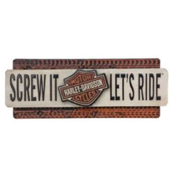 Harley Davidson Harley-Davidson Screw It Let's Ride Metal Sign