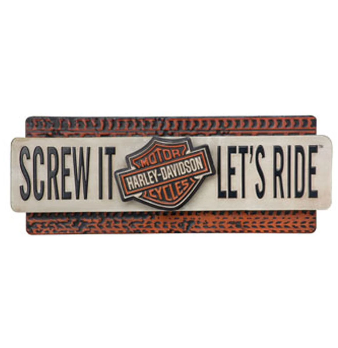 Harley Davidson Harley-Davidson Screw It Let's Ride Metal Sign 3 Harley Davidson Harley-Davidson Screw It Let's Ride Metal Sign