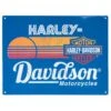 Harley Davidson Harley-Davidson Bar & Shield Sunset Tin Embossed Metal Sign - 30 X 40 Cm -Harley Davidson Shop hdl 15541 xxl