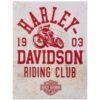 Harley Davidson Harley-Davidson Riding Club Tin Embossed Sign - 30 X 40 Cm -Harley Davidson Shop hdl 15545 xxl