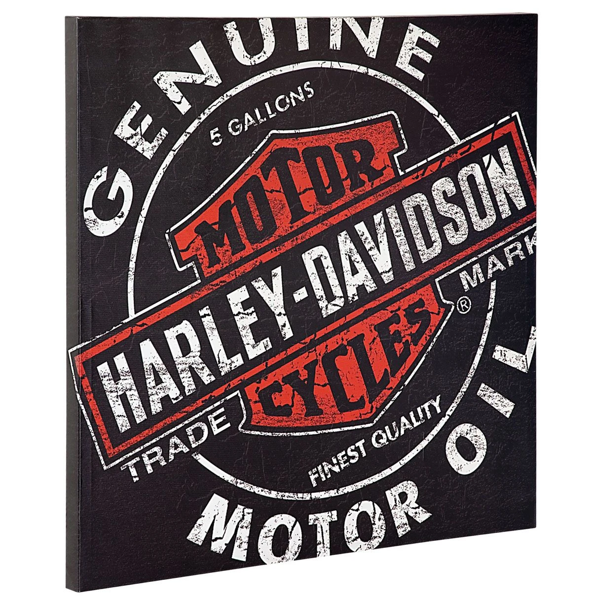Harley Davidson Harley-Davidson Oil Can Canvas Print 3 Harley Davidson Harley-Davidson Oil Can Canvas Print