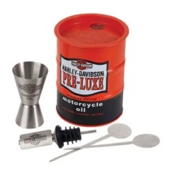 Harley Davidson Harley-Davidson Oil Drum Cocktail Gift Set (LAST CHANCE)