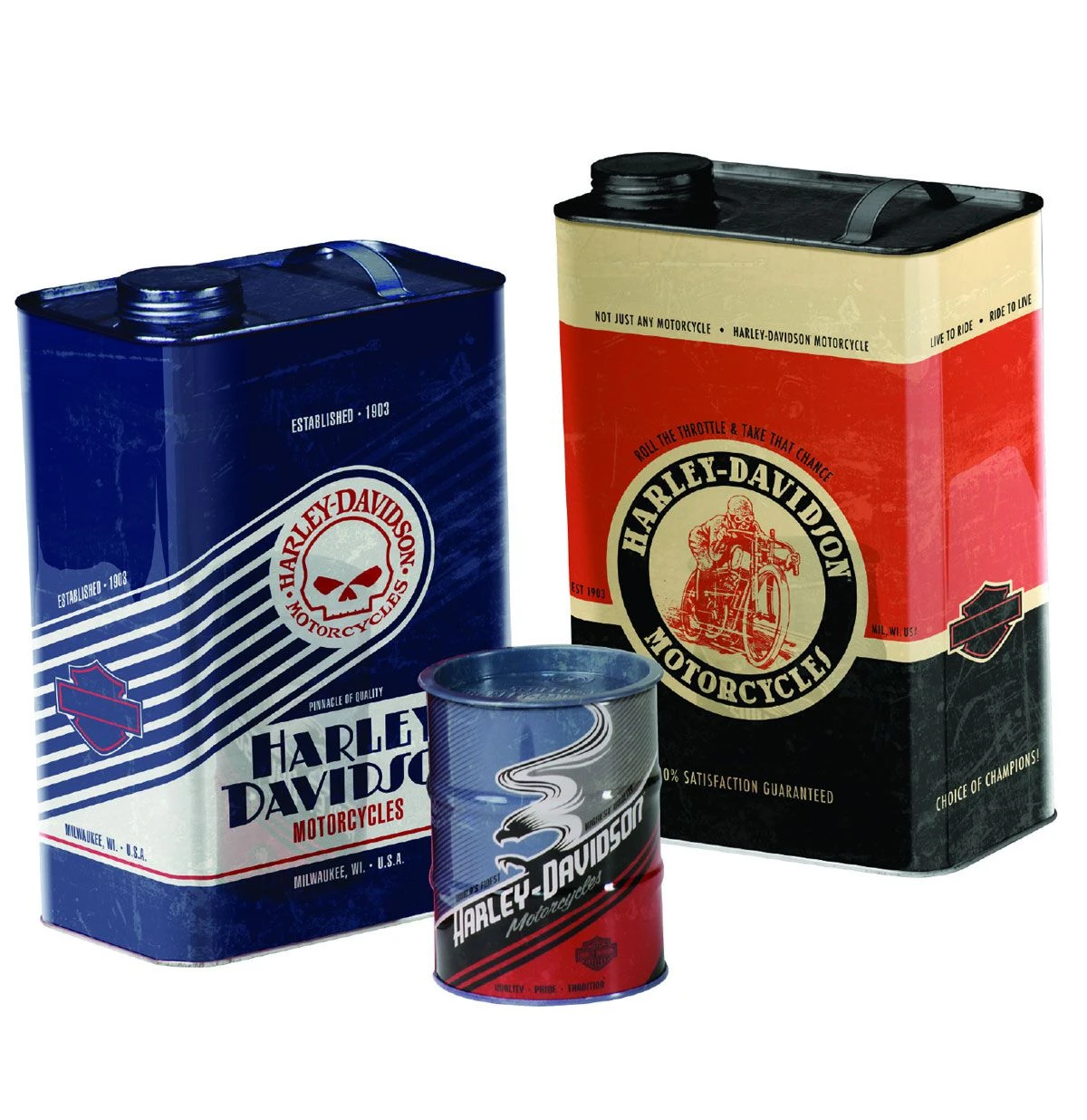 Harley Davidson Harley-Davidson Storage Canister Set - LAST CHANCE 3 Harley Davidson Harley-Davidson Storage Canister Set - LAST CHANCE