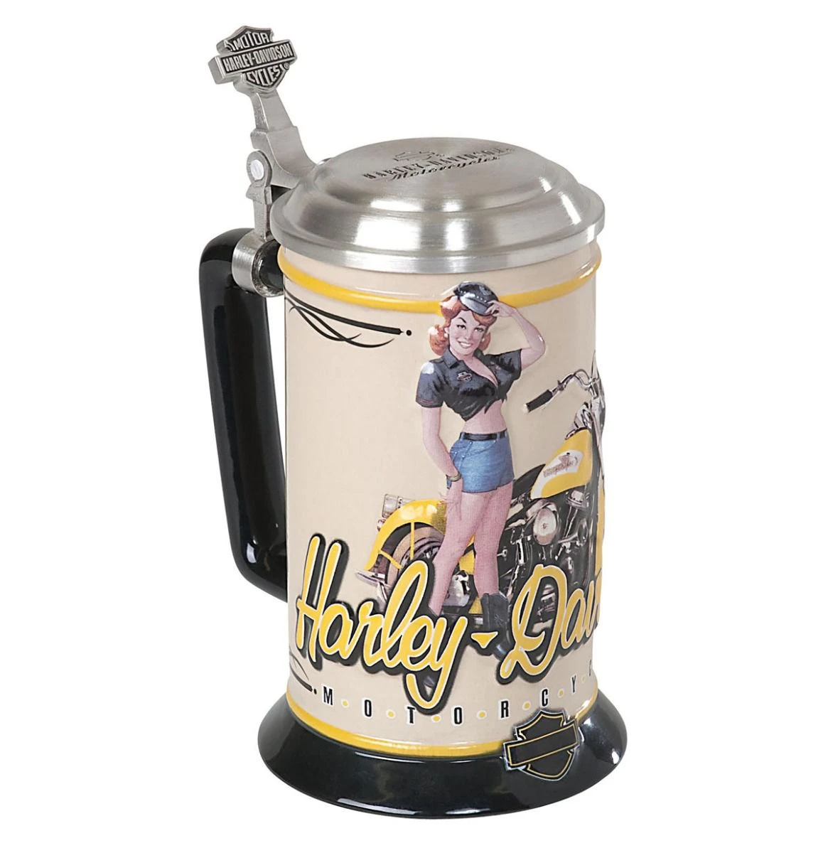 Harley Davidson American Beauty Beer Stein - NEW OLD STOCK! 2010 4 Harley Davidson American Beauty Beer Stein - NEW OLD STOCK! 2010 - Image 2
