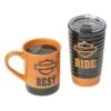 Harley Davidson Harley-Davidson Ride & Rest Travel / Coffee Mug Set 2 Harley Davidson Harley-Davidson Ride & Rest Travel / Coffee Mug Set -Harley Davidson Shop hdl 18611 xxl
