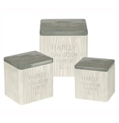 Harley Davidson Harley-Davidson Motor Co. HDMC Canister Set Of 3