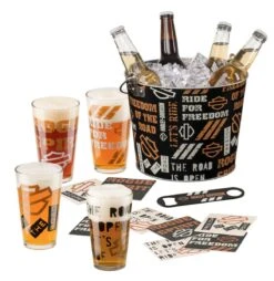 Harley Davidson Harley-Davidson Let's Ride Party Bucket Set