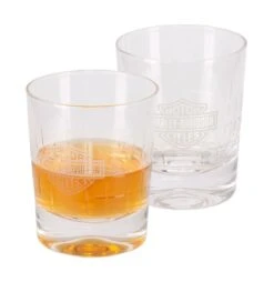Harley Davidson Harley-Davidson Crystal Whiskey Glass Set