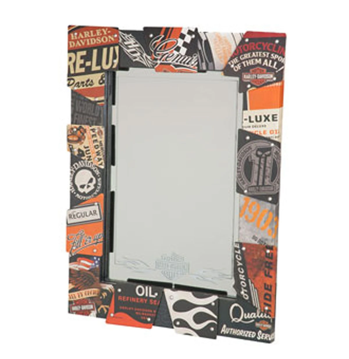 Harley Davidson Harley-Davidson Vintage Tin Sign Mirror LAST CHANCE 4 Harley Davidson Harley-Davidson Vintage Tin Sign Mirror LAST CHANCE - Image 2