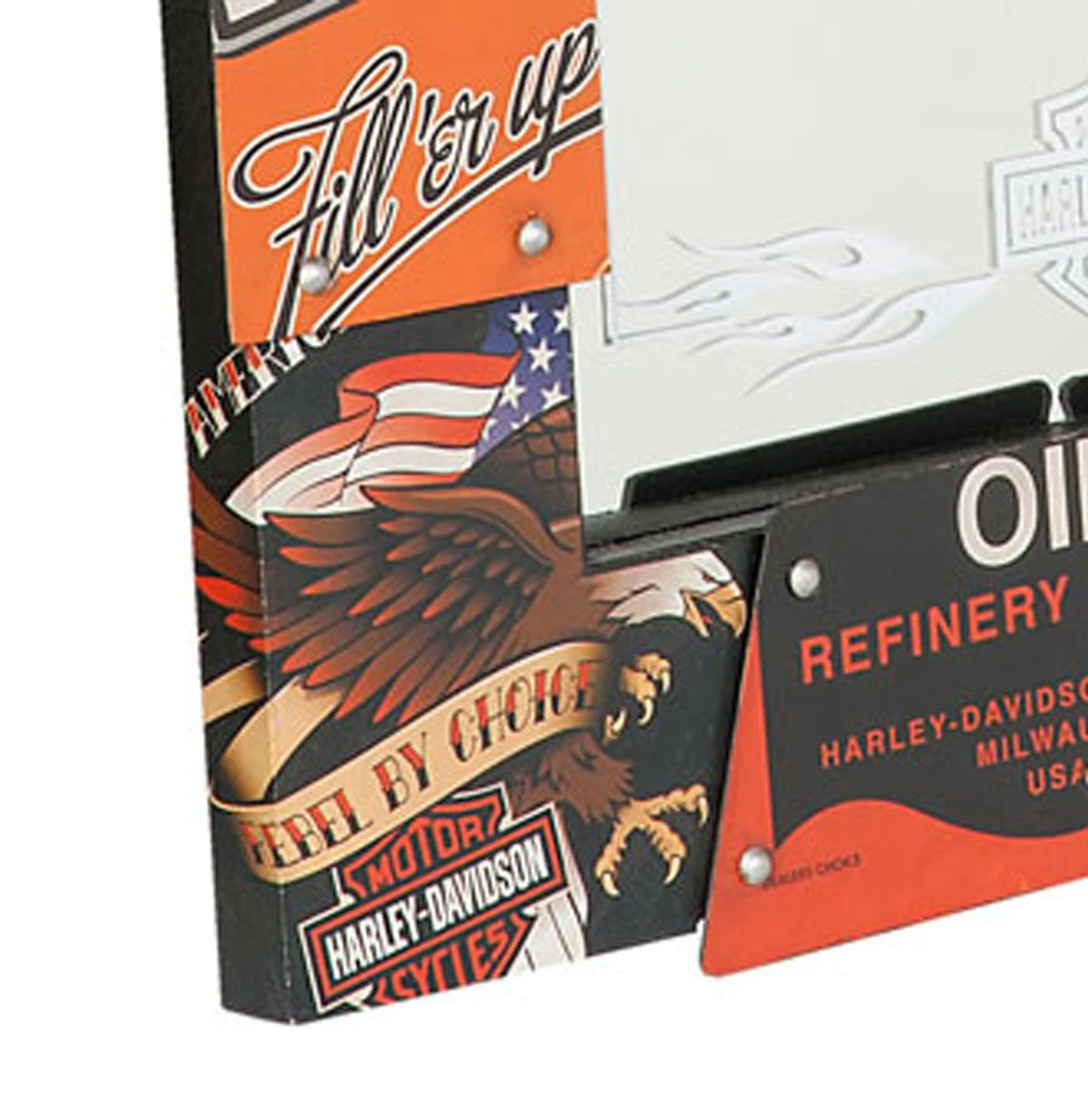 Harley Davidson Harley-Davidson Vintage Tin Sign Mirror LAST CHANCE 5 Harley Davidson Harley-Davidson Vintage Tin Sign Mirror LAST CHANCE - Image 3