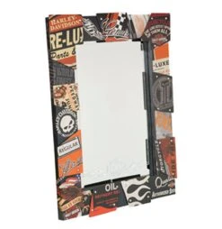 Harley Davidson Harley-Davidson Vintage Tin Sign Mirror LAST CHANCE