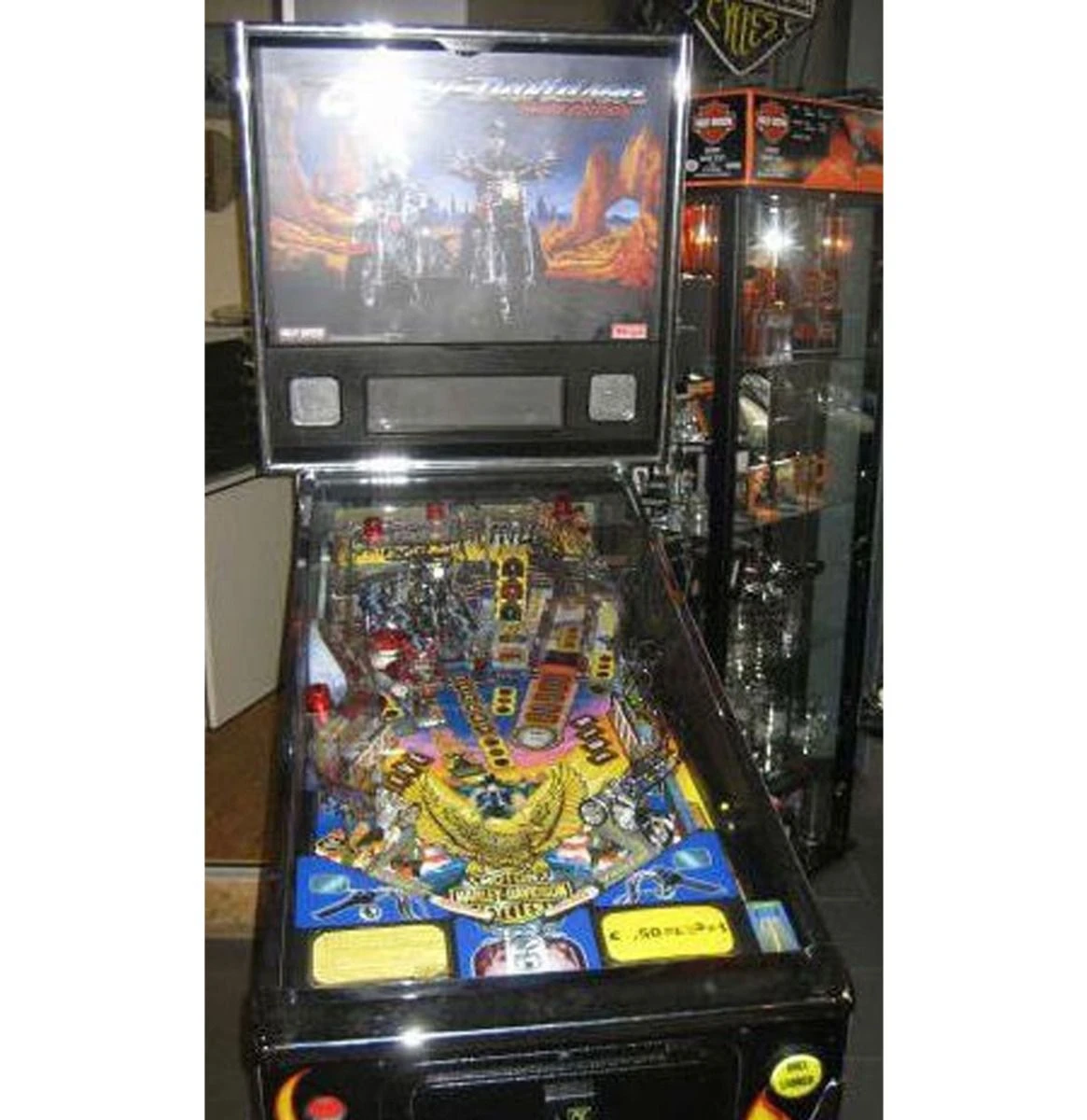 Harley Davidson Stern Harley-Davidson Pinball Machine - Consignment New Old Stock 3 Harley Davidson Stern Harley-Davidson Pinball Machine - Consignment New Old Stock