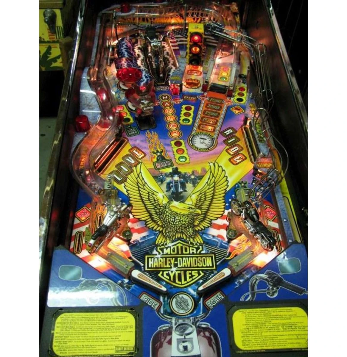 Harley Davidson Stern Harley-Davidson Pinball Machine - Consignment New Old Stock 8 Harley Davidson Stern Harley-Davidson Pinball Machine - Consignment New Old Stock - Image 6