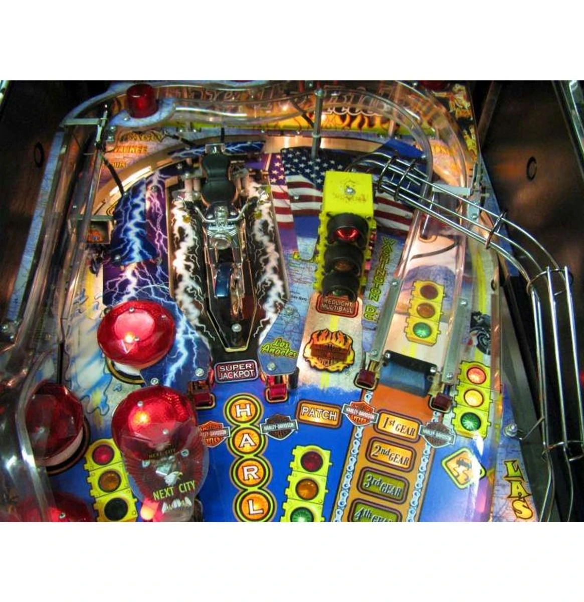 Harley Davidson Stern Harley-Davidson Pinball Machine - Consignment New Old Stock 12 Harley Davidson Stern Harley-Davidson Pinball Machine - Consignment New Old Stock - Image 10
