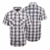 Harley Davidson Harley-Davidson Men's Purple White Plaid Amplifier S/S Woven Shirt (S34) 1 Harley Davidson Harley-Davidson Men's Purple White Plaid Amplifier S/S Woven Shirt (S34) -Harley Davidson Shop s l1600 14