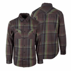 Harley Davidson Harley-Davidson Men's Stencil Plaid L/S Woven Shirt (S43)