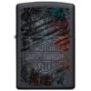 Harley Davidson Zippo Lighter Harley-Davidson Black/ Red/ Blue -Harley Davidson Shop z.60.005.155