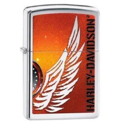 Harley Davidson Zippo Lighter Harley-Davidson Feather Wing